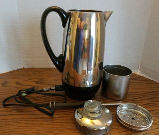 Vintage Farberware Superfast Coffee Pot Percolator 2 - 12 Cup Model 142