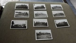 10 Great Northern Steam Engine Photos Granfors 1933 - 34 2 3/4 X 4 1/2 "