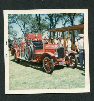 Vintage Photo 1926 Model T Ford Fire Truck 987052