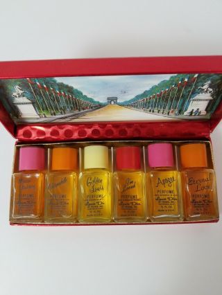 Vintage The Famous Six Perfumes By Louis D ' or Of France 2