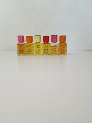 Vintage The Famous Six Perfumes By Louis D ' or Of France 4