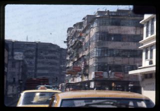 (015) Vintage 1973 35mm Slide Photo - Hong Kong - Street Scene