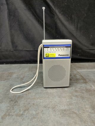 Vintage Panasonic Am Fm Portable Transistor Radio Rf - 503