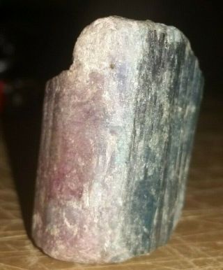 Rare Pink & Blue Elbaite Tourmaline Crystal Paraiba Brazil Old Stock Cab Rough
