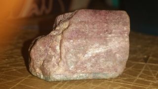 Rare Pink & Blue Elbaite Tourmaline Crystal Paraiba Brazil Old Stock Cab Rough 4