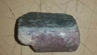 Rare Pink & Blue Elbaite Tourmaline Crystal Paraiba Brazil Old Stock Cab Rough 5