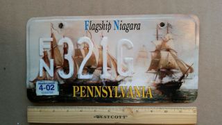 License Plate,  Pennsylvania,  Flagship Niagara,  Fn 321 G