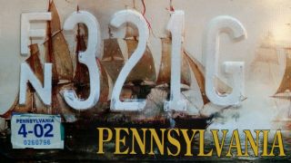 License Plate,  Pennsylvania,  Flagship Niagara,  FN 321 G 2