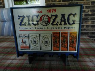 Rare Vintage Zig - Zag Rolling Paper Dispenser