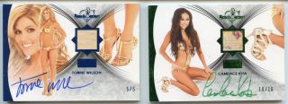 2013 Benchwarmer Gold Edition Auto/shoe Card 10/10 - Candace Kita