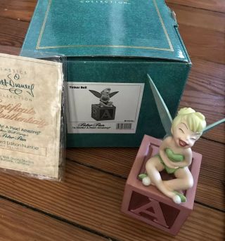 WDCC Disney Classic Tinker Bell Peter Pan - A Firefly Pixie Box/Certificate Ltd Ed 2
