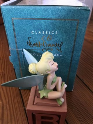 WDCC Disney Classic Tinker Bell Peter Pan - A Firefly Pixie Box/Certificate Ltd Ed 4