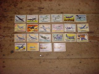22 1952 Topps Wings Friend Or Foe Cards Nos.  51 - 102