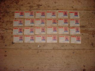 24 1952 Topps Wing Friend or Foe Cards Nos.  2 - 48 2