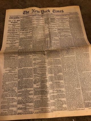 York Times July 18 1863 Civil War Surrender Fort Morgan Complete Newspaper