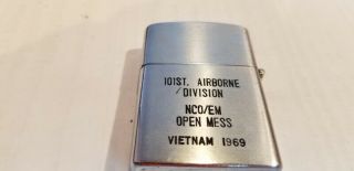 Vietnam War 101st Airborne Division Nco/em Open Mess Vietnam 1969 Sfc Mitchell
