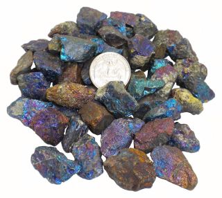 1 Lb Bornite " Peacock Ore " - Chalcopyrite Rough Chunk Rock Crystals Pound - Large