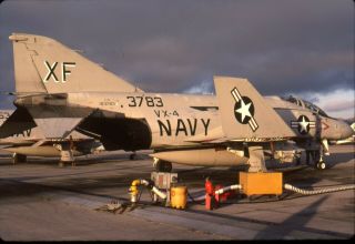 Kodachrome 35mm Slide Of 153783 F - 4 Phantom Us Navy November 1979