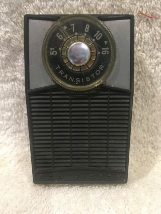 Vintage Rca Victor Transistor Radio Model No.  1 - Rh - 11