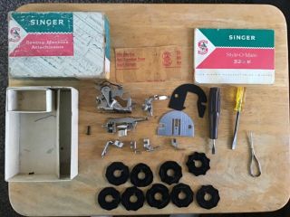 Vintage Singer Sewing Machine Attachments Style - O - Matic 328 K