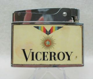Vintage Viceroy Cigarettes Flat Advertising Lighter Cool Look