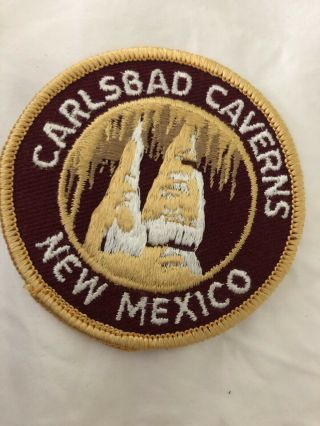 Carlsbad Caverns Mexico Souvenir Patch D 2