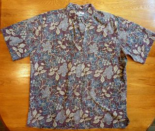 Reyn Spooner Xl Maroon Hawaiian Shirt – Spooner Kloth