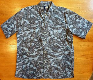 Reyn Spooner Xl Blue Hawaiian Shirt – Spooner Kloth