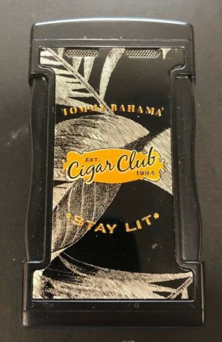 Tommy Bahama Cigar Club Stay Lit Quadl Torch Table Lighter