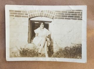Antique African American Woman Sitting Pretty Old Photo Black Americana