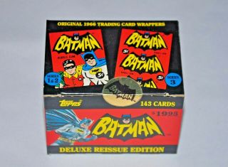 Batman 1966 Deluxe Reissue Edition Series 1 2 3 Topps 1989 Trading Cards