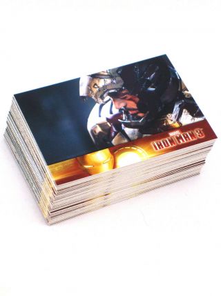 2013 Upper Deck Iron Man 3 Movie Complete 60 Card Base Set 1 - 60 Marvel