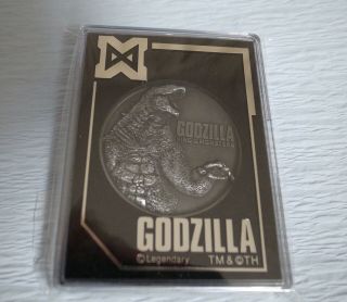 Godzilla King Of The Monsters Movie Medal Coin Gojira Limited 2019 Toho Japan
