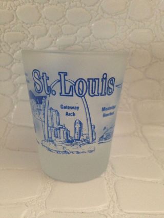 St.  Louis Landmarks Smokey Souvenir Shot Glass