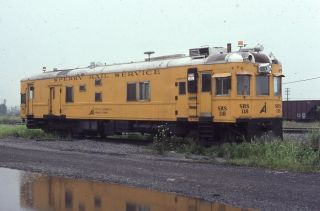 Srs Sperry Rail Service Railroad Locomotive Train 118 Utica Photo Slide
