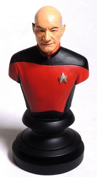 P573 Star Trek Icons Captain Picard Limited Edition Bust Of 1701 From Dst (2007)
