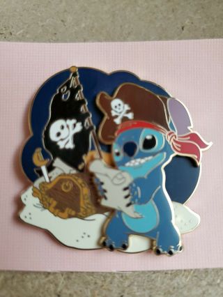Disney Stitch Adventure Pirates Of The Caribbean Le 300 Htf Completer Rare Pin