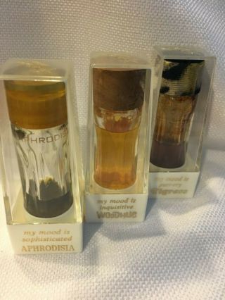 Vtg Faberge Cologne Bottle Case Bakelite Lid Aphrodisia Woodhue Tigress