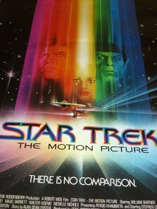 Star Trek The Motion Picture Movie Poster 17x24 rolled 4
