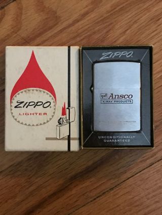 1950 - 1957 Vintage Zippo Lighter Ansco Xray Products