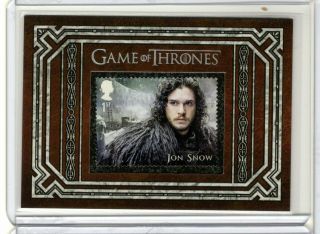 2019 Game Of Thrones Inflexions Stamp Insert Card S4 Jon Snow