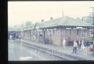 Slide Crr Clinchfield Rr / Norfolk & Western St.  Paul Va Depot 1959