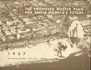 1957s Santa Monica Vintage " Master Plan " Ex Future Designs,  Map