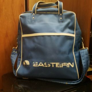 Vintage Eastern Airlines Stewardess Travel Bag Luggage Aviation Decor Blue Bag