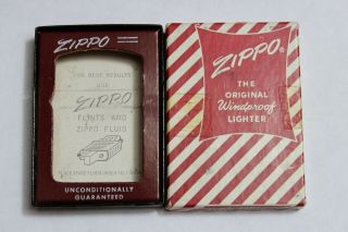 Zippo 1958 Lighter Brushed Chrome Parts 2