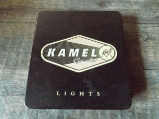 Vintage Tobacco Kamel Camel Lights Metal Cigarette Tin