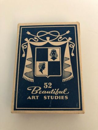 Vintage Pin Up Playing Cards Art Studies