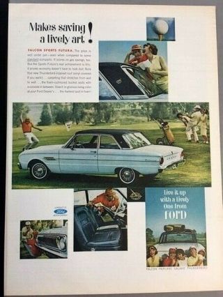1962 Ford Falcon Futura Vintage Advertisement 11x14 Print Art Car Ad Lg62