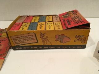 Vintage 1940s Mickey Mouse Viewer with 13 Film Strips: Craftsmen ' s Guild 7