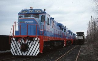 Fnm 14566 Railroad Locomotive Norfolk Southern Erie Pa 1991photo Slide